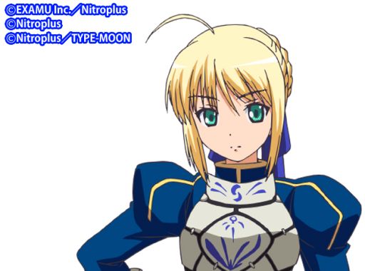 画像ギャラリー No.001のサムネイル画像 / 「ニトロプラス ブラスターズ」,新たに「Fate/Zero」のセイバー,「凍京NECRO<トウキョウ・ネクロ」の牙野原エチカらの参戦が判明