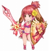 画像ギャラリー No.010のサムネイル画像 / 「BRAVELY ARCHIVE D's report」,プリティ・ケイクスが水着で参戦