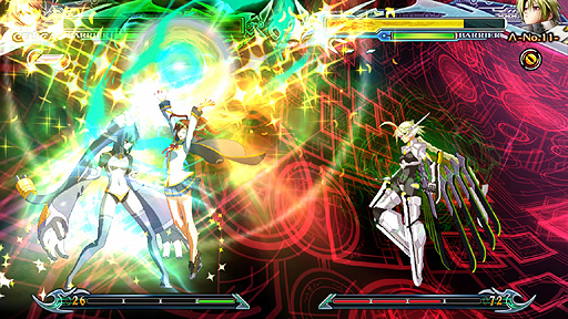 画像ギャラリー No.005のサムネイル画像 / 「BLAZBLUE CHRONOPHANTASMA EXTEND」が本日発売。コンシューマ機版の新要素やシリーズ最多のプレイアブルキャラ28人をひっさげて登場