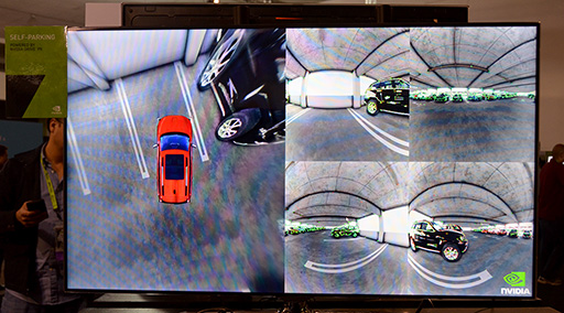 画像ギャラリー No.005のサムネイル画像 / ［GTC 2015］Unreal Engineで車の自動運転が上達する？ 自動運転車からクアッドコプターまで話題が広がったGTC 2015のNVIDIAブースレポート