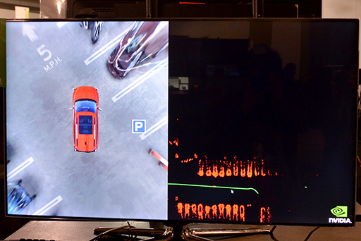 画像ギャラリー No.007のサムネイル画像 / ［GTC 2015］Unreal Engineで車の自動運転が上達する？ 自動運転車からクアッドコプターまで話題が広がったGTC 2015のNVIDIAブースレポート