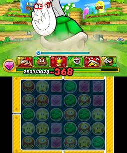 画像ギャラリー No.011のサムネイル画像 / 「パズル&ドラゴンズ スーパーマリオブラザーズ エディション」がいかにマリオで,パズドラなのかを確認できたインプレッションを掲載。“おためし版”が先行で遊べるダウンロード番号プレゼントも