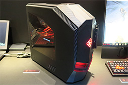 画像ギャラリー No.011のサムネイル画像 / 据え置き機としても使えるバックパック型PCなど,HPが2017年モデルのゲーマー向けPCを国内発表
