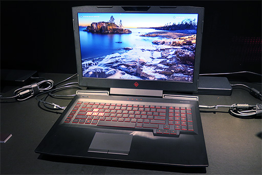 画像ギャラリー No.016のサムネイル画像 / 据え置き機としても使えるバックパック型PCなど,HPが2017年モデルのゲーマー向けPCを国内発表