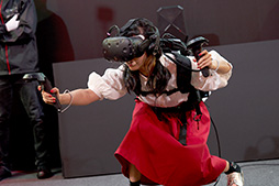 画像ギャラリー No.016のサムネイル画像 / ［TGS 2017］でんぱ組.incのゲーマー古川未鈴さん，HPの背負えるPCでVRゲームを躍動感たっぷりにプレイ