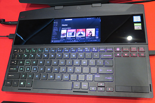 画像ギャラリー No.014のサムネイル画像 / HP,世界初というゲーマー向け2画面ノートPC「OMEN X 2S 15」など2019年モデルPC新製品を発表