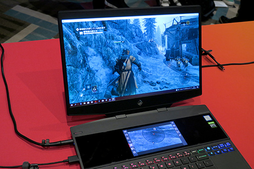 画像ギャラリー No.017のサムネイル画像 / HP,世界初というゲーマー向け2画面ノートPC「OMEN X 2S 15」など2019年モデルPC新製品を発表
