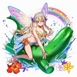 画像ギャラリー No.003のサムネイル画像 / 「【18】 キミト ツナガル パズル」,“夏と水着と救世主ガチャ”で水着アバターが登場