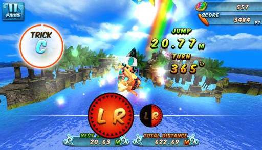 画像ギャラリー No.001のサムネイル画像 / 「Ancient Surfer 2」の新要素,ゲーム中に繰り出せる多彩な「トリック」を紹介