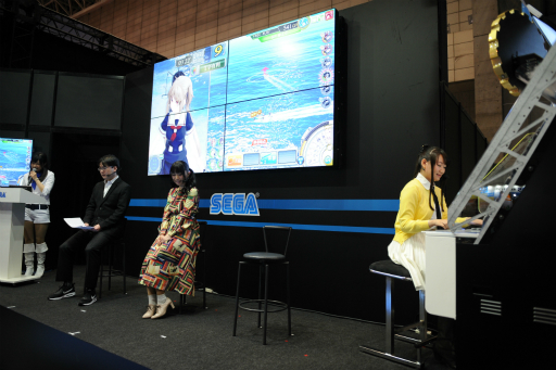 画像ギャラリー No.006のサムネイル画像 / ［JAEPO2017］「艦これアーケード」野水伊織さんとタニベユミさんによるデモプレイと，新要素「演習」が紹介されたステージイベントをレポート