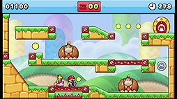 画像ギャラリー No.004のサムネイル画像 / Wii U/3DS「マリオvs.ドンキーコング みんなでミニランド」は3月19日発売。おもちゃのミニマリオ達をゴールへ導くアクションパズル