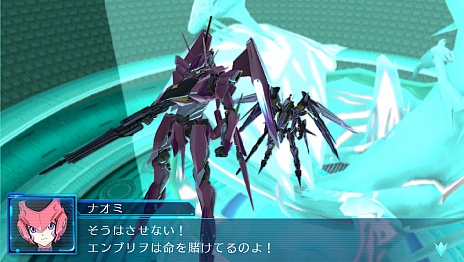 画像ギャラリー No.005のサムネイル画像 / 「クロスアンジュ 天使と竜の輪舞tr.」は全10チャプターで描かれる。パラメイル同士での戦いに発展していくなか,ナオミの選択で物語が変化する