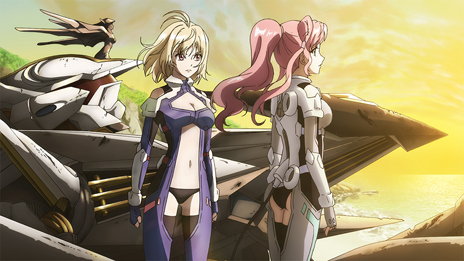 画像ギャラリー No.037のサムネイル画像 / 「クロスアンジュ 天使と竜の輪舞tr.」は全10チャプターで描かれる。パラメイル同士での戦いに発展していくなか,ナオミの選択で物語が変化する