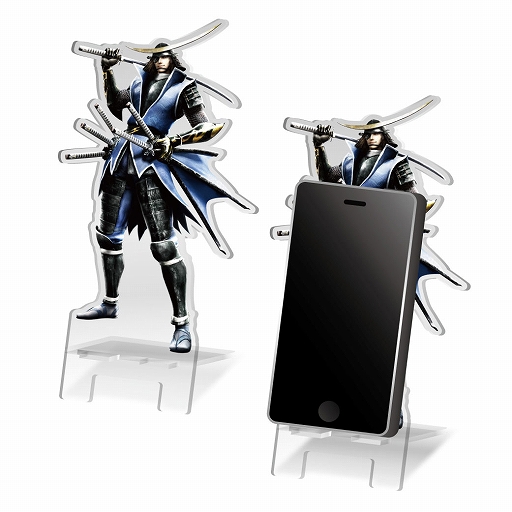画像ギャラリー No.002のサムネイル画像 / 「戦国BASARA」の武将達がモバイルスタンドに。予約が一定数に到達すれば商品化決定
