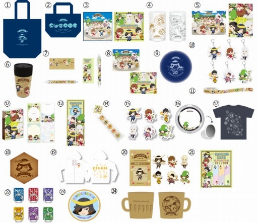 画像ギャラリー No.001のサムネイル画像 / カプコンカフェ,6月23日から販売する「戦国BASARA」限定グッズの情報を公開