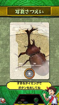 画像ギャラリー No.009のサムネイル画像 / 「新甲虫王者ムシキング」が稼動開始。無料WEBアプリ「ムシキングびより」とも連動