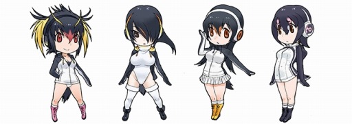 画像ギャラリー No.001のサムネイル画像 / 「けものフレンズ」，ペンギンのアイドルグループ「PIP」が登場