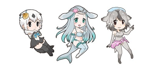 画像ギャラリー No.002のサムネイル画像 / 「けものフレンズ」，ペンギンのアイドルグループ「PIP」が登場