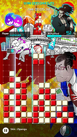 画像ギャラリー No.004のサムネイル画像 / スマホ向けパズルゲーム「LUMINES パズル&ミュージック」は7月19日に日本先行配信。水口哲也氏とモブキャストがタッグを組んだ新作タイトル