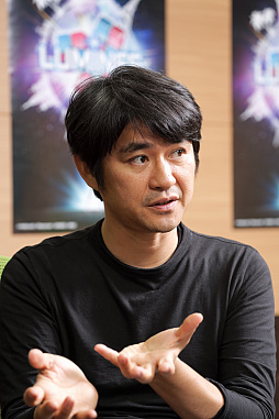画像ギャラリー No.002のサムネイル画像 / 面白さとは普遍的なもの。水口哲也氏とモブキャストの坂本康朗氏が語る,シリーズ最新作「LUMINES パズル&ミュージック」をスマホタイトルにする意味とは