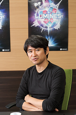 画像ギャラリー No.004のサムネイル画像 / 面白さとは普遍的なもの。水口哲也氏とモブキャストの坂本康朗氏が語る,シリーズ最新作「LUMINES パズル&ミュージック」をスマホタイトルにする意味とは