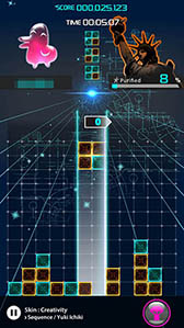 画像ギャラリー No.003のサムネイル画像 / ハマりすぎに注意。「LUMINES パズル&ミュージック」を紹介する「(ほぼ)日刊スマホゲーム通信」第1210回