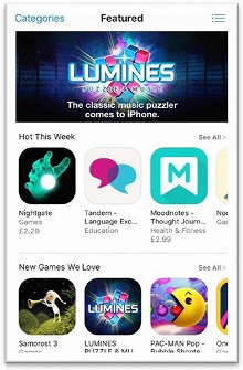 画像ギャラリー No.002のサムネイル画像 / 英語版「LUMINES パズル&ミュージック」,世界169の国と地域で配信中