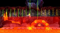 画像ギャラリー No.009のサムネイル画像 / 「みんなでスペランカーZ」新要素「ワールド4:火山洞窟」と「タイムアタックWGP」を追加