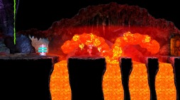 画像ギャラリー No.010のサムネイル画像 / 「みんなでスペランカーZ」新要素「ワールド4:火山洞窟」と「タイムアタックWGP」を追加