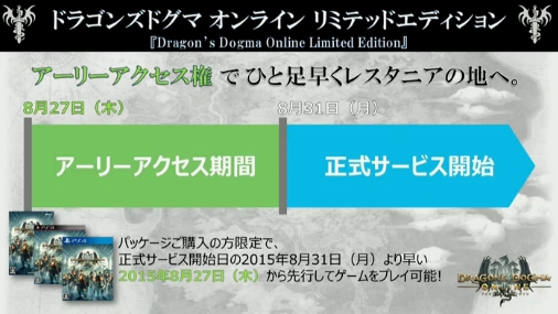 画像ギャラリー No.018のサムネイル画像 / 「Dragon's Dogma Online」の正式サービスが2015年8月31日に開始。アーリーアクセス権付きパッケージ版の発売，7月7日から実施される「クローズドベータテスト1」の日程も明らかに