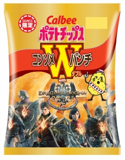 画像ギャラリー No.003のサムネイル画像 / 「DDON」がカルビーとコラボ。ポテトチップスを模したシールドセージ装備が登場
