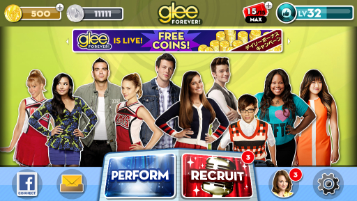 画像ギャラリー No.001のサムネイル画像 / リズムアクションゲーム「Glee Forever!」が全世界で配信開始