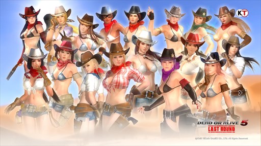 画像ギャラリー No.001のサムネイル画像 / 「DOA 5 Last Round」,「カウガールなりきりコスチューム」配信開始