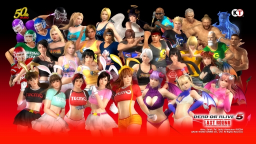 画像ギャラリー No.002のサムネイル画像 / 「DEAD OR ALIVE 5 Last Round」，テクモ 50周年を記念した新コスチュームが配信に