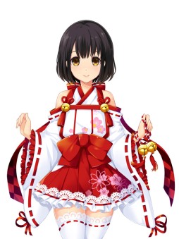 画像ギャラリー No.002のサムネイル画像 / 「虹色カノジョ2d」事前登録者5万人突破。「巫女服」など特別アバター配布決定