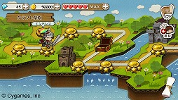 画像ギャラリー No.003のサムネイル画像 / ランアクションゲーム「LINE ペーパーダッシュワールド」の事前登録が開始