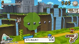 画像ギャラリー No.004のサムネイル画像 / ランアクションゲーム「LINE ペーパーダッシュワールド」の事前登録が開始