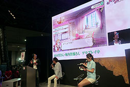 画像ギャラリー No.008のサムネイル画像 / ［TGS 2015］ジュリアス役の速水さんとオスカー役の堀内さんが実機プレイを披露した「アンジェリーク ルトゥール」スペシャルステージ