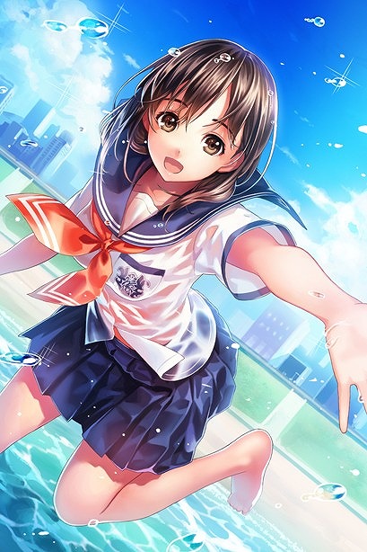 画像ギャラリー No.005のサムネイル画像 / これで濡れ透けもはかどるはず。「ウォーターガール」Android版の配信が本日スタート&4Gamer読者専用のシリアルコードを記載