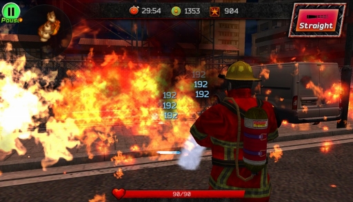 画像ギャラリー No.002のサムネイル画像 / 消防士となり炎と戦うアクションゲーム「Courage Of Fire」のiOS版が配信