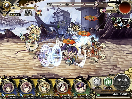 画像ギャラリー No.022のサムネイル画像 / 特典コード付き! 可愛い「物霊」達が,動き回って大バトル。注目の「九十九姫」のシステムを見る