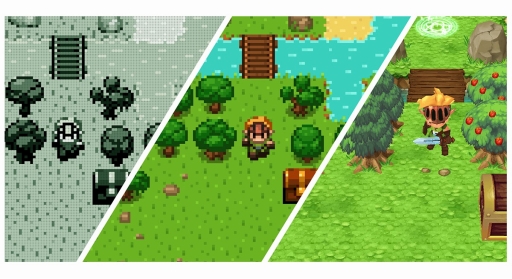 画像ギャラリー No.002のサムネイル画像 / モノクロ2Dから3Dへ進化するARPG「Evoland」,iOS/Android向けに配信中