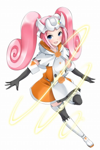 画像ギャラリー No.002のサムネイル画像 / 「家電少女」が「セガ・ハード・ガールズ」とコラボ。セガサターンが登場