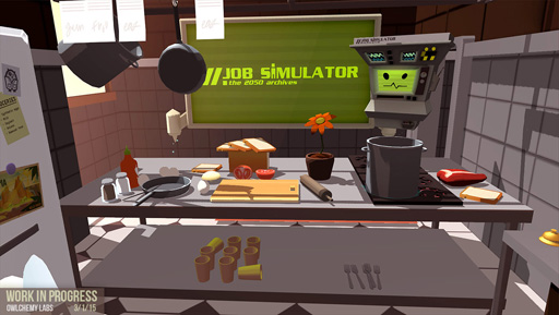画像ギャラリー No.002のサムネイル画像 / ［GDC 2015］初のSteamVR対応ソフト「Job Simulator」が発表に。公式サイトで公開されたティザームービーを掲載
