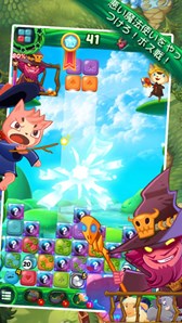 画像ギャラリー No.004のサムネイル画像 / 「Magic Cat Story」iOS版,Android版の配信がスタート。ブロックを回して消すシンプルなパズルゲーム