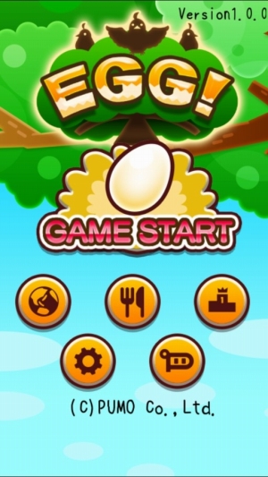 画像ギャラリー No.003のサムネイル画像 / ミニゲーム「エッグキャッチ!〜爆弾とたまご〜」,iOS/Android向けに配信中