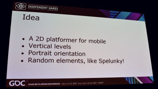 画像ギャラリー No.001のサムネイル画像 / ［GDC 2016］「Downwell」を特徴づける「ガンブーツ」はいかにして生まれ，磨かれたか。開発者のもっぴん氏が語った日本産インディーズゲームの開発事例