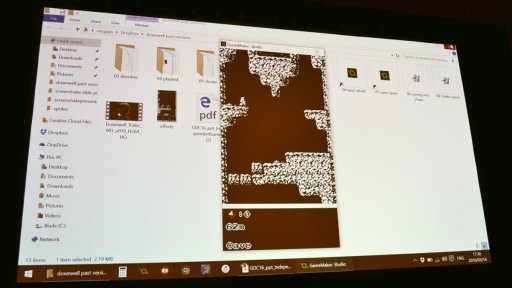 画像ギャラリー No.002のサムネイル画像 / ［GDC 2016］「Downwell」を特徴づける「ガンブーツ」はいかにして生まれ，磨かれたか。開発者のもっぴん氏が語った日本産インディーズゲームの開発事例