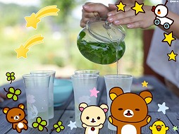 画像ギャラリー No.001のサムネイル画像 / 「LINE リラックマころろんパズル」のスタンプがLINE公式カメラ「aillis」に登場