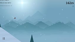 画像ギャラリー No.009のサムネイル画像 / 時間と天候の変化で表情を変える雪山に注目。iOS向けスノボアクション「Alto's Adventure」を紹介する「（ほぼ）日刊スマホゲーム通信」第780回